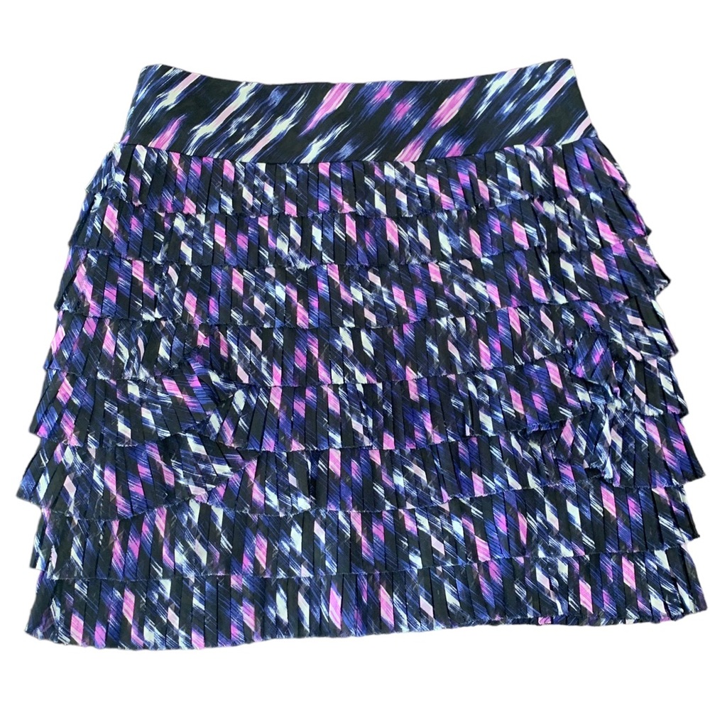 ANN TAYLOR Women's  Fringe Tiered Skirt size 4